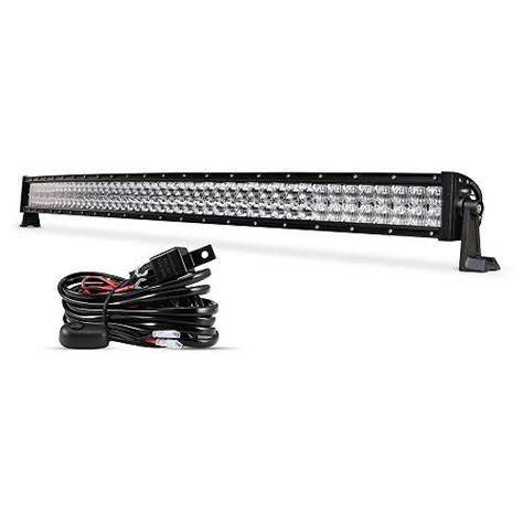 Auxbeam 50 Inch 288w Cree Led Spotflood Curved Light Bar With Wiring