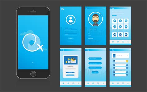 Mobile App Ui Interface And Gui 184428 Vector Art At Vecteezy