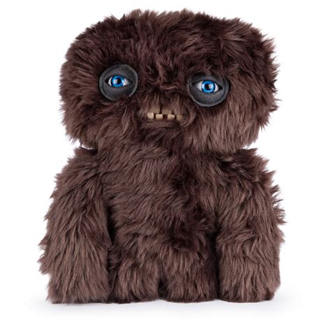 Fuggler Funny Ugly Monster 9 Inch Squidge Brown Plush Creature With