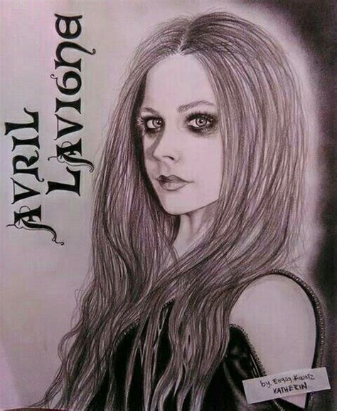 Avril Lavigne Dibujo A Lápiz Carbón Dibujos A Lapiz Carboncillo