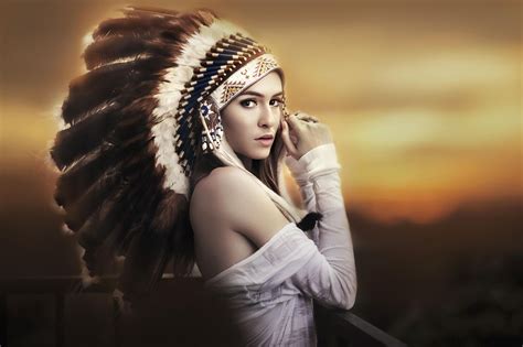 Lonely Indian Girl Native American Photoshoot Native Woman Native Girl