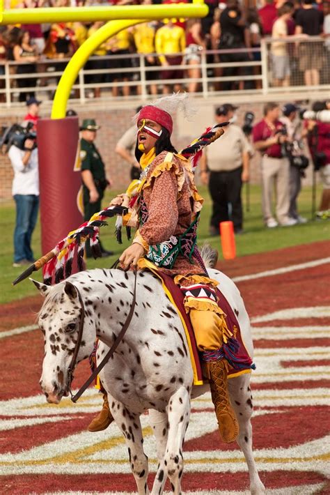 Seminoles Mascot At Fsu Football Game Fsu Football Fsu Football