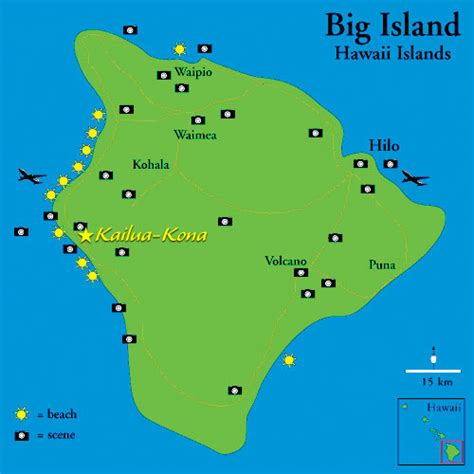 Printable Map Of The Big Island Hawaii