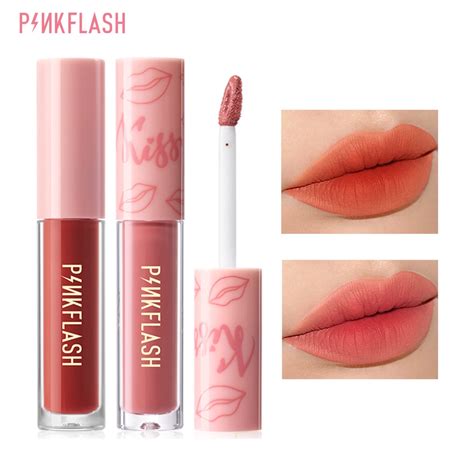 Pinkflash Pieces Liquid Lipstick Set Soft Matte Bitten Lips Look Ve