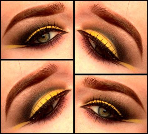How to make your eyeshadows more vibrant & opaque. Chrome Yellow | Vibrant makeup, Eye makeup, Beauty makeup