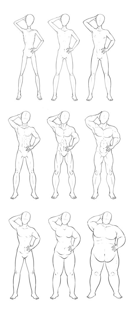 Poses Full Body Male Drawing Base All About Logan