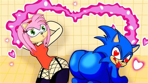 Sonic And Amy Pink Love Funny Stories Sonic The Hedgehog 2 Funny Sonic Film Youtube