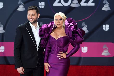 Christina Aguilera Stuns In Purple At The Latin Grammys Popsugar