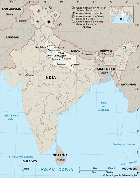 Uttar Pradesh History Government Map And Population Britannica