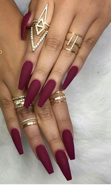 nails maroon nails coffin nails designs cute nails