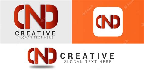 Premium Vector Cnd Letter Logo Design