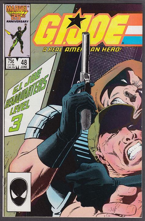 Gi Joe 48 Marvel Comic Book 6 1986