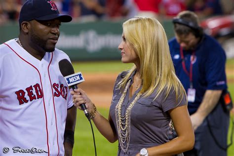 Nesns Heidi Watney Interviews Red Sox Dh David Ortiz Flickr