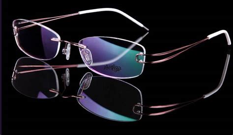 Designer Womens Rimless Titanium Glasses Frames Eyeglasses Flexible Optical Rx Ebay