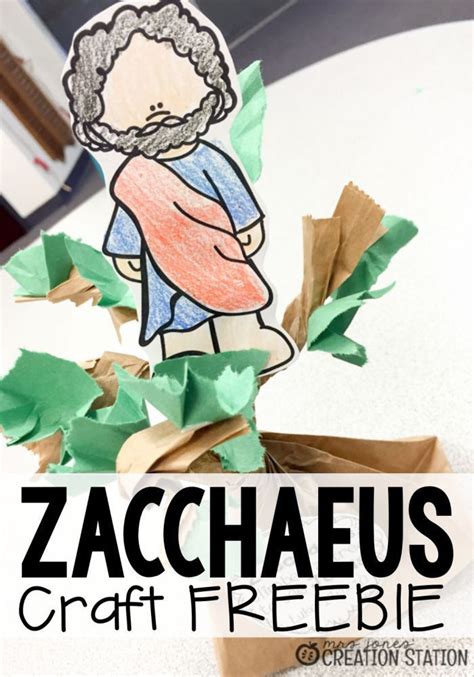 The Story Of Zacchaeus Bible Crafts For Kids Preschool Bible Lessons