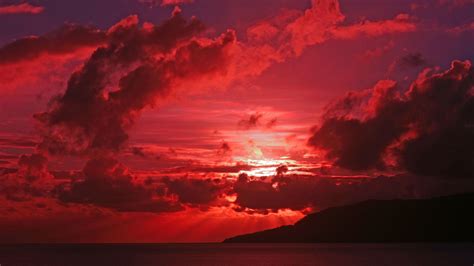 Red Sky At Sunset Wallpapers Trend