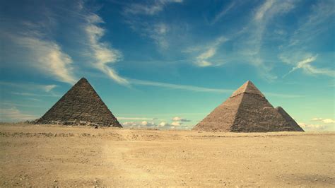 Egypt Sand Landscape Ancient Pyramid Desert Middle East