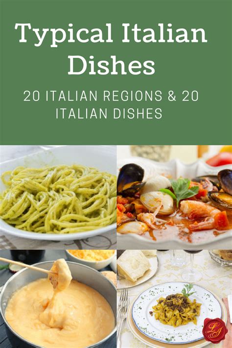 A List Of Italian Food Kinastro