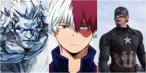 My Hero Academia: 5 Marvel Heroes Todoroki Could Defeat (& 5 He'd Lose To)