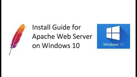 Install Apache 24 Server On Windows 10 Youtube