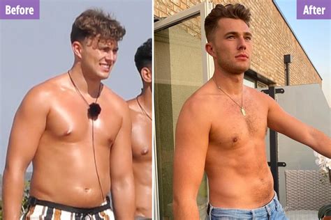 Love Island S Curtis Pritchard Shows Off His Impressive Weight Loss As He Strips Off In The Sunshine