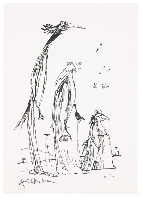 quentin blake b 1932 birds as people 3 christie s