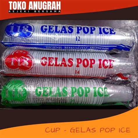 Jual Gelas Plastik Cup Pop Ice Pilih Ukuran Shopee Indonesia