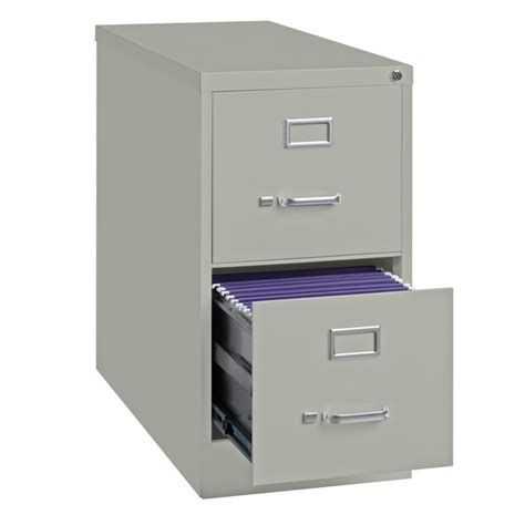 Hirsh Industries 14417 Gray Two Drawer Vertical Letter File Cabinet