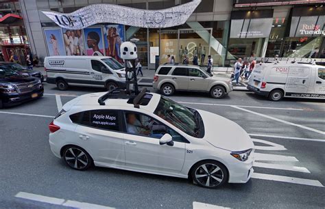 Here are the steps to get and share the google maps street view panorama of any place on earth Google Maps Car Meets Apple Maps Car, It's Love at First ...