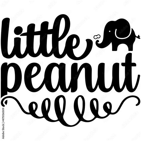 Little Peanut Svg Stock Vector Adobe Stock