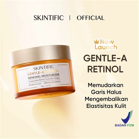 Jual Ready Stock Skintific Retinol Cream Pelembab Wajah Moisturizer