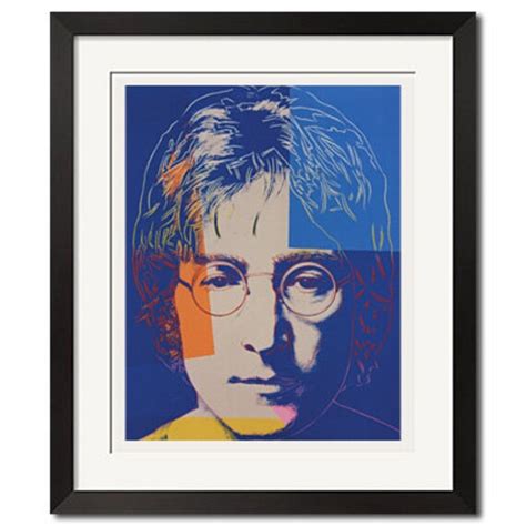John Lennon X Andy Warhol Pop Art The Beatles Portrait Poster