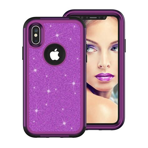 Bling Glitter Shockproof Sparkling Case Covers For Iphone Xs Max Xr X 7