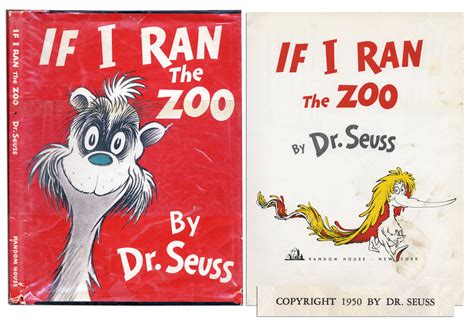 Lot Detail Dr Seuss If I Ran The Zoo Early 1950 Edition