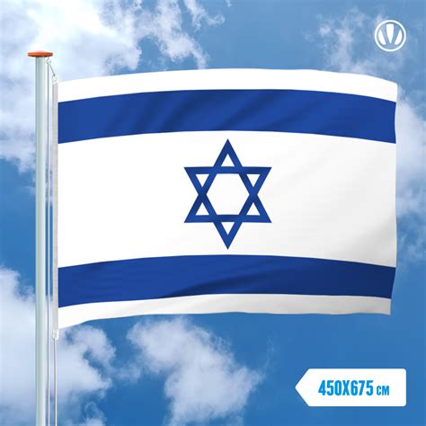 Vlag Israel 450x675cm Voordelig Kopen Bij Vlaggenclub