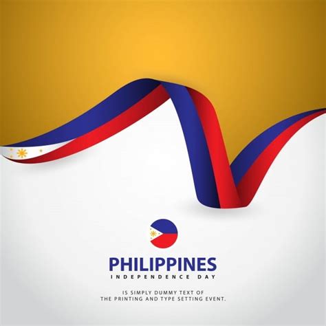 Happy independence day for philippines. Philippines Independence Day Vector Template Design ...