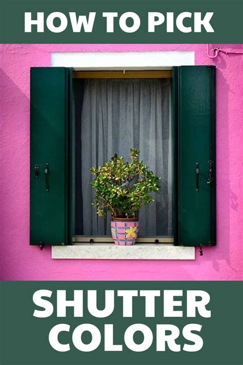 How To Pick Shutter Colors Shutter Colors Exterior Shutter Colors