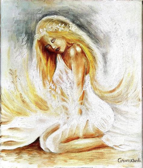 The Innocent Goddess Kore Painting By Chirila Corina Fine Art America