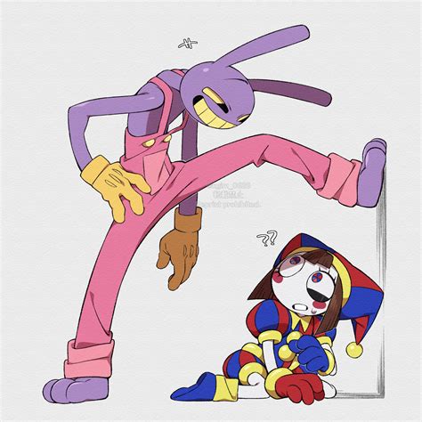 Pomni And Jax The Amazing Digital Circus Drawn By Kageimo Danbooru