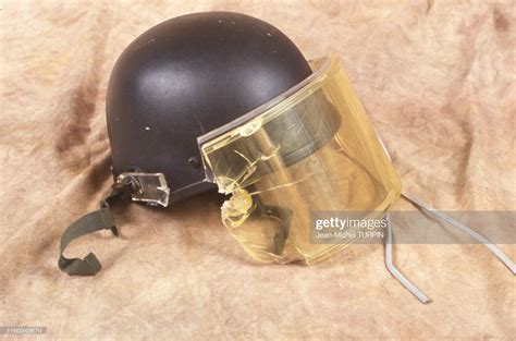 Helmet Used By A Member Of The Gign During The Air France Flight 8969