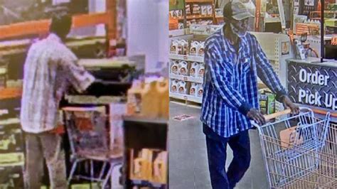 Shoplifting Suspect Caught On Camera At Home Depot Wfxl