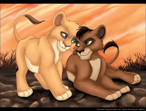 Vitani The Outlander Fan Art Vitani And Kovu Lion King Art Lion The