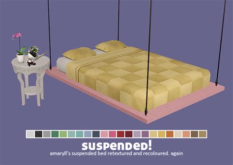 Suspended Mattresssomeone Requested That I Re Do Amarylls Hanging Bed