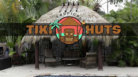Tropical Tiki Huts Building A Tiki Hut Youtube