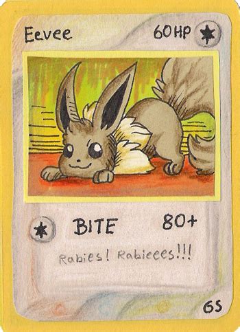 It's well known for being the pokémon with the highest number of evolution possibilities (8), due to its unstable genetic makeup. Eevee card by griffsnuff on DeviantArt