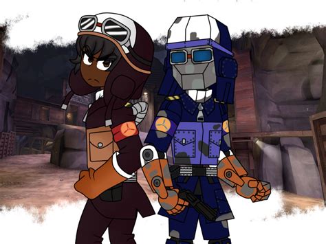 Tf2 Oc Pilot And The Pilotbot By Pilotking On Deviantart