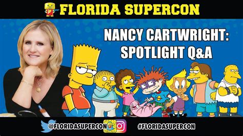 Nancy Cartwright Bart Simpson Qanda At Florida Supercon 2016 Youtube