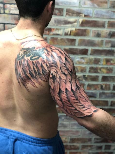115 angel wing tattoos to take you to heaven and back. Angel Wing Tattoo by Drew : Tattoos