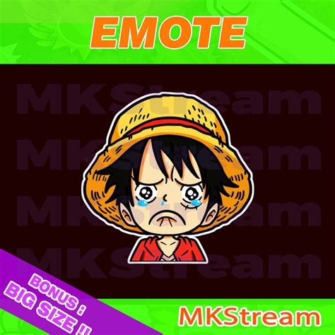 Artstation Twitch Emotes One Piece Chibi Luffy Sad Artworks