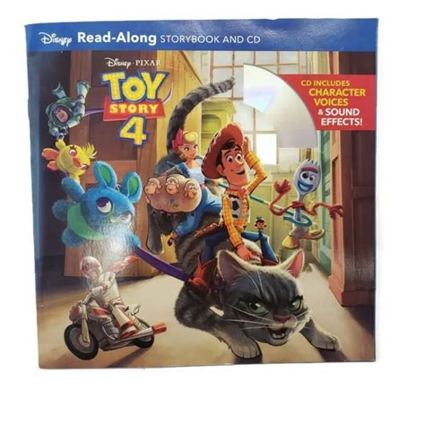Toy Story 4 Disney Pixar Read Along Storybook And Cd Character Voices